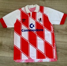 Vintage 90s Kids L Chelsea Umbro Football Shirt retro rare Commodore Logo