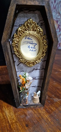 Victorian taxidermy coffin - victorian,