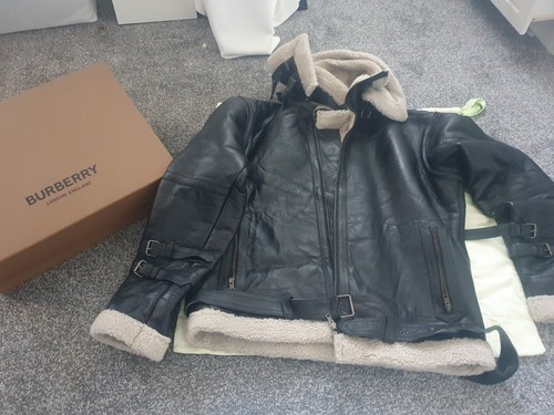 Burberry men black - men’s, leather