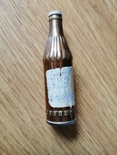 Vintage Miniature  Beer Bottle Petrol Lighter  Height 6.5 cm. 