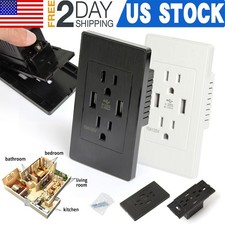 Dual USB Wall Outlet Charger