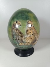 Cheetah's Hand Painted Ostrich