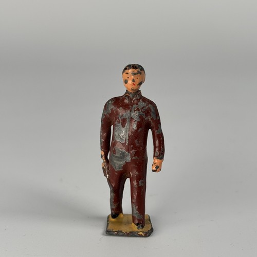 Metal railway worker man - railway,