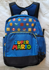Nintendo Super Mario backpack blue in excellent condition
