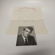 SIGNED Sir Edmond Hillary