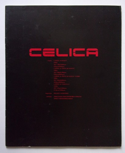 Toyota celica orig 1990 - celica,