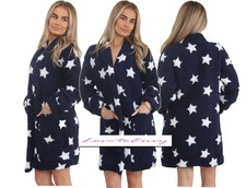 Ladies Sherpa Fleece Cardigan