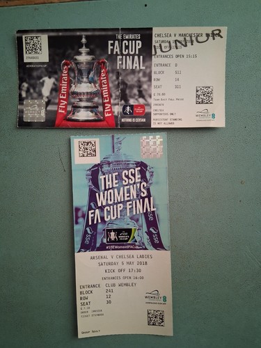 Used football tickets - football,