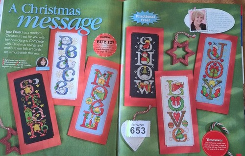 Christmas message cards - a,