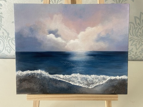 Origional seascape acrylic - seascape,