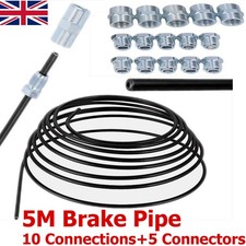 16ft 3/16" Brake Pipe Lines Repair Kit Copper Pipe Tool Quick Unions Nuts