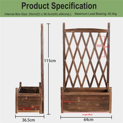 Raised garden bed trellis - bed,