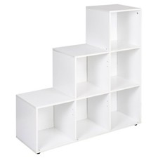 6 Cube Step Storage Bookcase