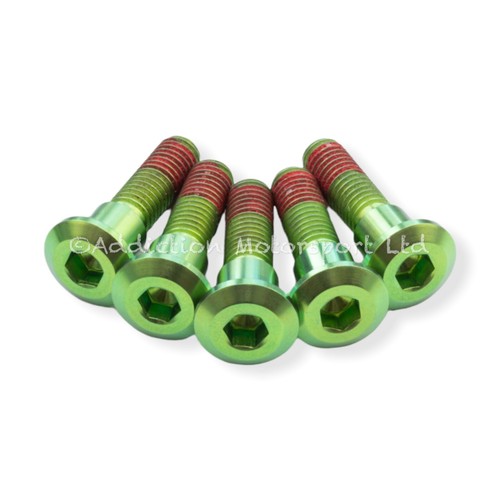 Green titanium rear disc - titanium,