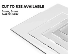 Clear Perspex Acrylic Sheet Panel Cut To Size 3mm, 5mm , Fast Delivery