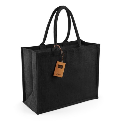 Large jute shopping bag - large,