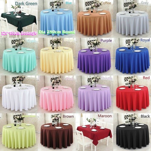 Plain tablecloth table cover - tablecloth,
