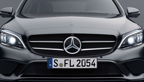 Genuine illuminated mercedes - ,