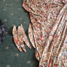  2 pair LOVELY HUGE LAURA ASHLEY?   CURTAINS 220 cm x 220 cm + tie backs