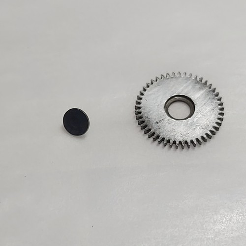 Crown wheel and - wheel,