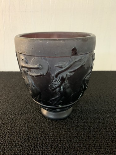 Glass paste vase - glass,