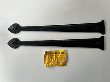 Kirkpatrick Traditional Hinge Front Arrow  1 Pair Cast Iron Black Antique Finish