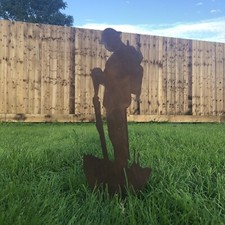 RUSTIC METAL SIGN SILHOUETTE