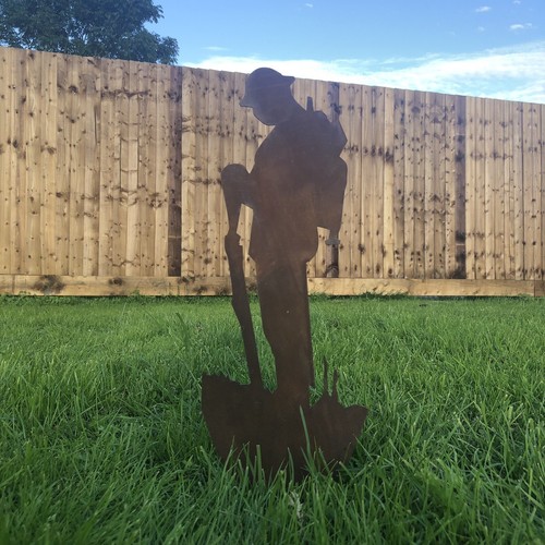 Rustic metal sign - metal,