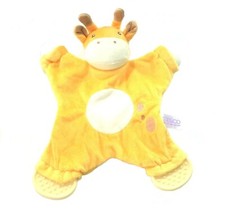 Tesco ~ Baby Comforter ~ YELLOW GIRAFFE ~ Snuggle Blanket / Snuggie