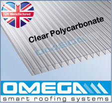 Polycarbonate Roofing Sheets 10mm Clear Bronze Opal  Many Sizes Available