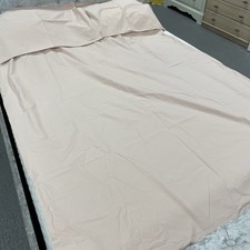 Secret Linen Store Pink Cotton Single Bed Duvet and Pillowcase Set - Used