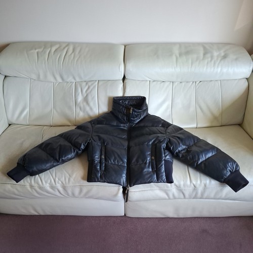 Belstaff leather bomber jacket - belstaff,