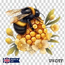 Floral bee honey comb - floral, on