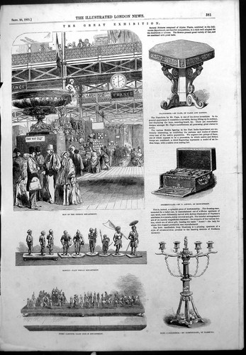 Old print great exhibition - old,