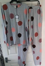 Ladies Next Pyjamas Grey Spots