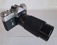Zenit-E Vintage Camera /Sirius Zoom 1:39 f-80-200mm Lens -Good Working Condition