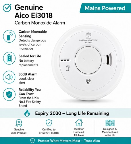 Aico ei3018 carbon monoxide - aico,