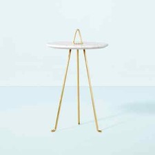 Marble Top Accent Table