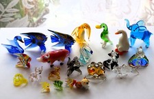 Vintage Mini Glass Animals