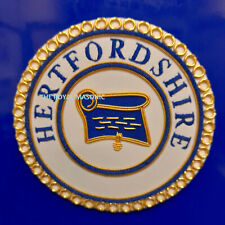 MASONIC CRAFT PROVINCIAL UNDRESS APRON BADGE | HERTFORDSHIRE | REGALIA NEW