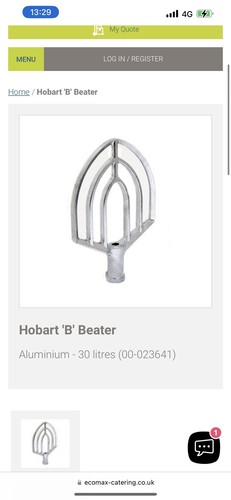 Hobart mixer 30qt - mixer, beater