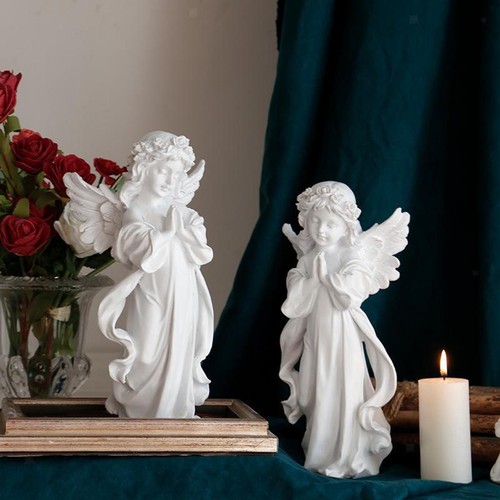 Resin fairy figurine outdoor - fairy, figurine,