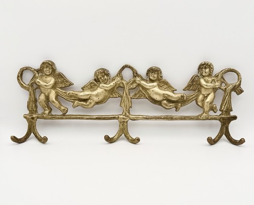 Brass wall hook cast iron - wall,