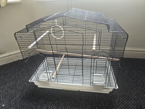 Large metal bird - metal, cage