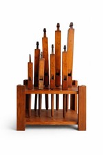 8 Antique Wooden Organ Pipes