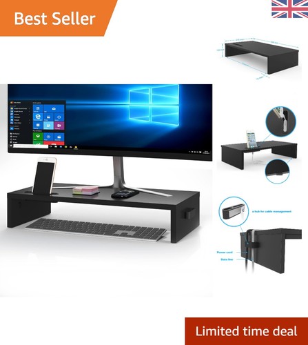Large wooden monitor riser for - large,
