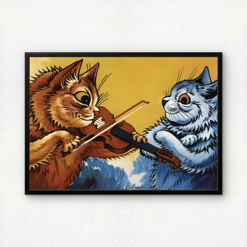 Louis wain playtime cat - wain:,