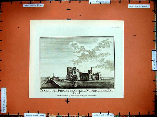 Old antique print - old,