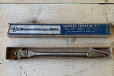 Vintage WM Marples & Sons Ridgway Expansive Drill Bit No. 1526 in Box (misc-51c)
