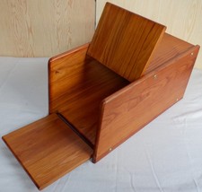 Vintage Wood Bread Bin Kitchenalia Storage Pine Large Retro Wooden 21 cm H